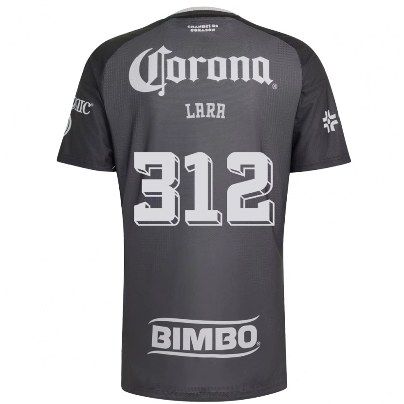 Danxen Kinderen Diego Lara #312 Grijs Wit Zwart Uitshirt Uittenue 2026/27 T-Shirt België
