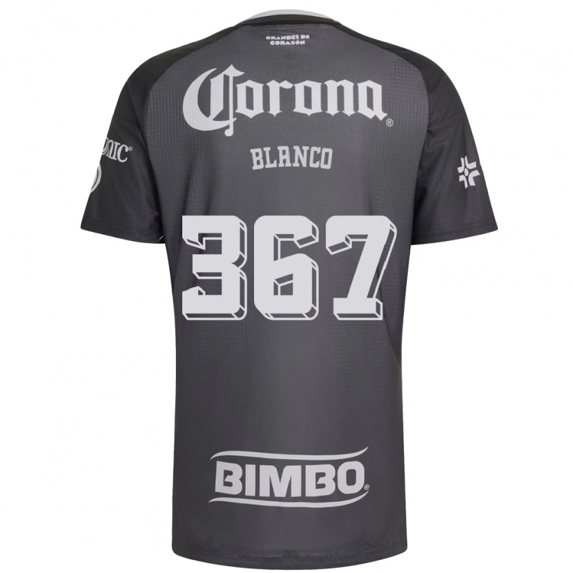 Danxen Kinderen Lionel Blanco #367 Grijs Wit Zwart Uitshirt Uittenue 2026/27 T-Shirt België