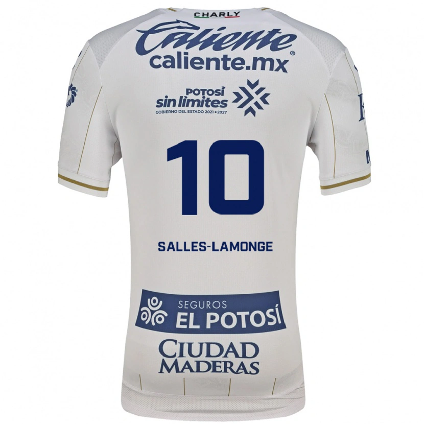 Danxen Kinderen Sébastien Salles-Lamonge #10 Wit Blauw Uitshirt Uittenue 2026/27 T-Shirt België