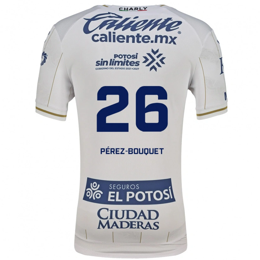 Danxen Kinderen Sebastián Pérez-Bouquet #26 Wit Blauw Uitshirt Uittenue 2026/27 T-Shirt België