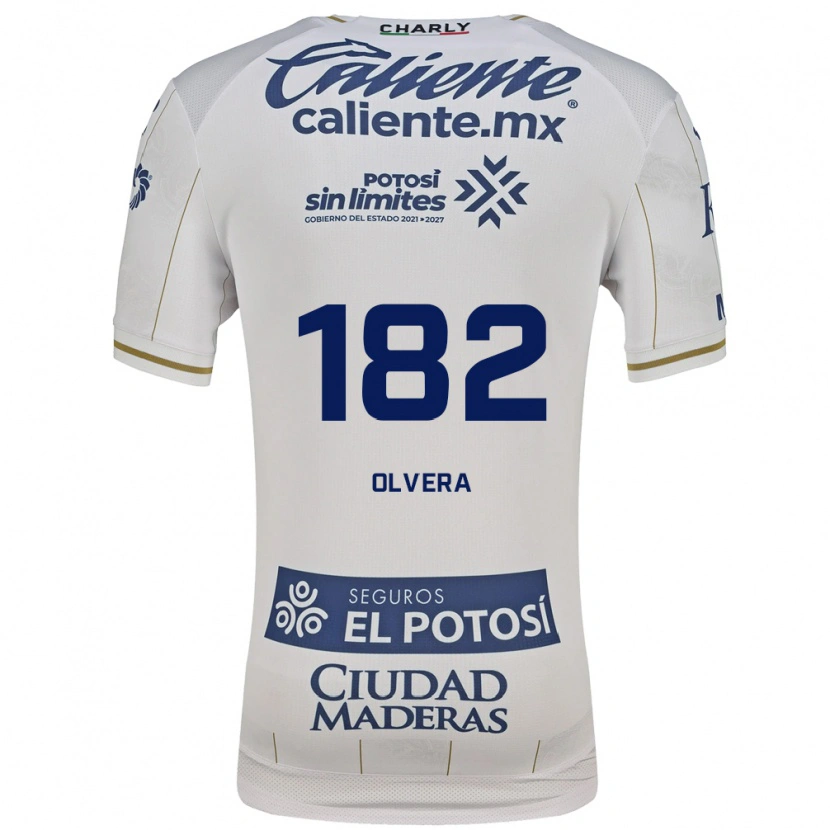 Danxen Kinderen Artemio Olvera #182 Wit Blauw Uitshirt Uittenue 2026/27 T-Shirt België