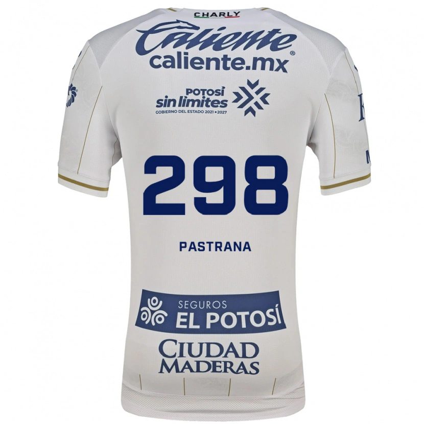 Danxen Kinderen Leonardo Pastrana #298 Wit Blauw Uitshirt Uittenue 2026/27 T-Shirt België