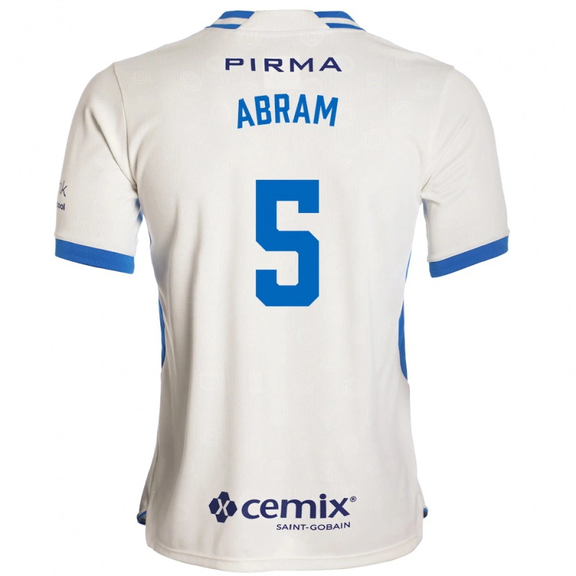 Danxen Kinderen Luis Abram #5 Wit Blauw Rood Uitshirt Uittenue 2026/27 T-Shirt België