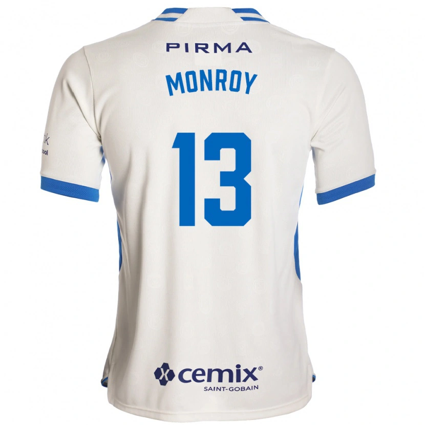 Danxen Kinderen Daniela Monroy #13 Wit Blauw Rood Uitshirt Uittenue 2026/27 T-Shirt België