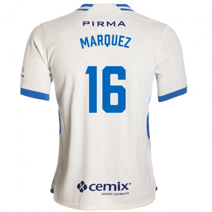 Danxen Kinderen Jeremy Márquez #16 Wit Blauw Rood Uitshirt Uittenue 2026/27 T-Shirt België