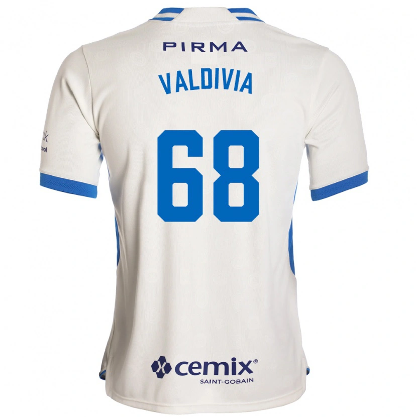 Danxen Kinderen Christian Valdivia #68 Wit Blauw Rood Uitshirt Uittenue 2026/27 T-Shirt België