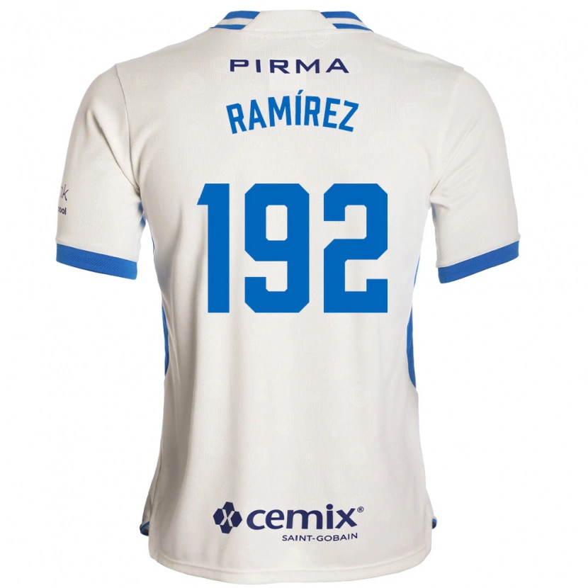 Danxen Kinderen Nicolás Ramírez #192 Wit Blauw Rood Uitshirt Uittenue 2026/27 T-Shirt België