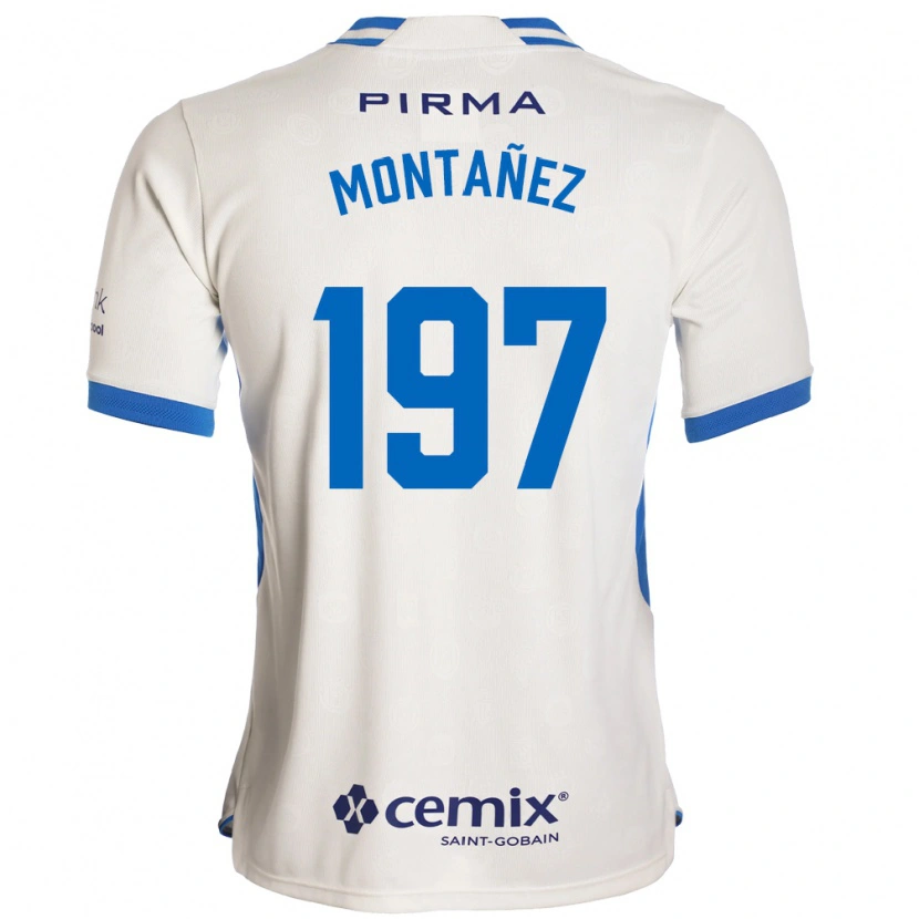 Danxen Kinderen Humberto Montañez #197 Wit Blauw Rood Uitshirt Uittenue 2026/27 T-Shirt België