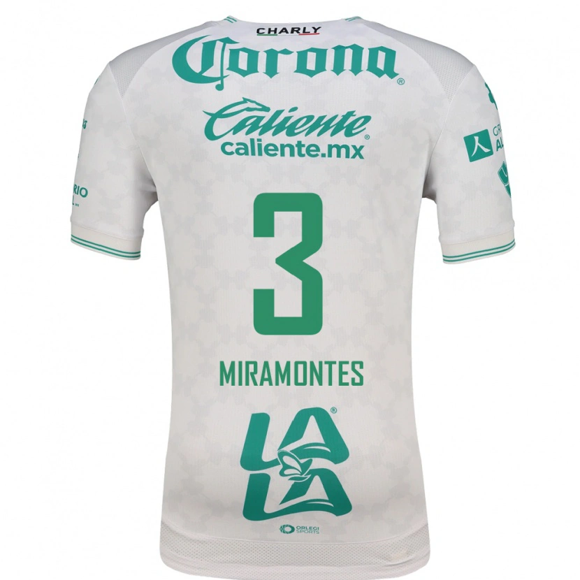 Danxen Kinderen Natalia Miramontes #3 Lichtgroen Wit Uitshirt Uittenue 2026/27 T-Shirt België