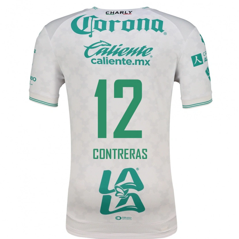 Danxen Kinderen Karol Contreras #12 Lichtgroen Wit Uitshirt Uittenue 2026/27 T-Shirt België