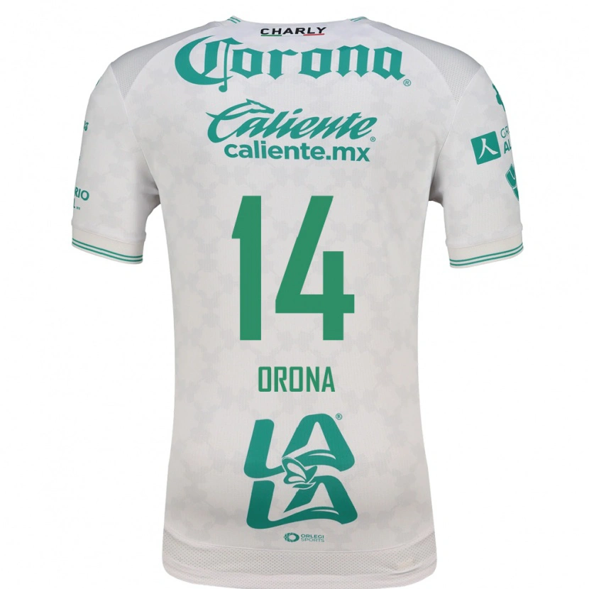 Danxen Kinderen Efraín Orona #14 Lichtgroen Wit Uitshirt Uittenue 2026/27 T-Shirt België