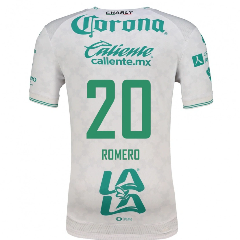 Danxen Kinderen Lia Romero #20 Lichtgroen Wit Uitshirt Uittenue 2026/27 T-Shirt België