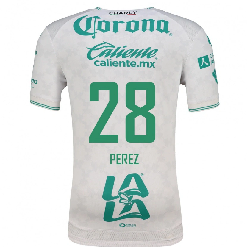 Danxen Kinderen Geovanni Pérez #28 Lichtgroen Wit Uitshirt Uittenue 2026/27 T-Shirt België