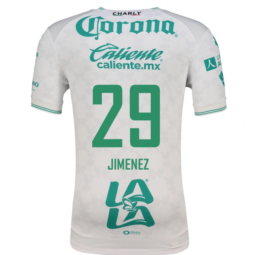 Danxen Kinderen Tahiel Jiménez #29 Lichtgroen Wit Uitshirt Uittenue 2026/27 T-Shirt België