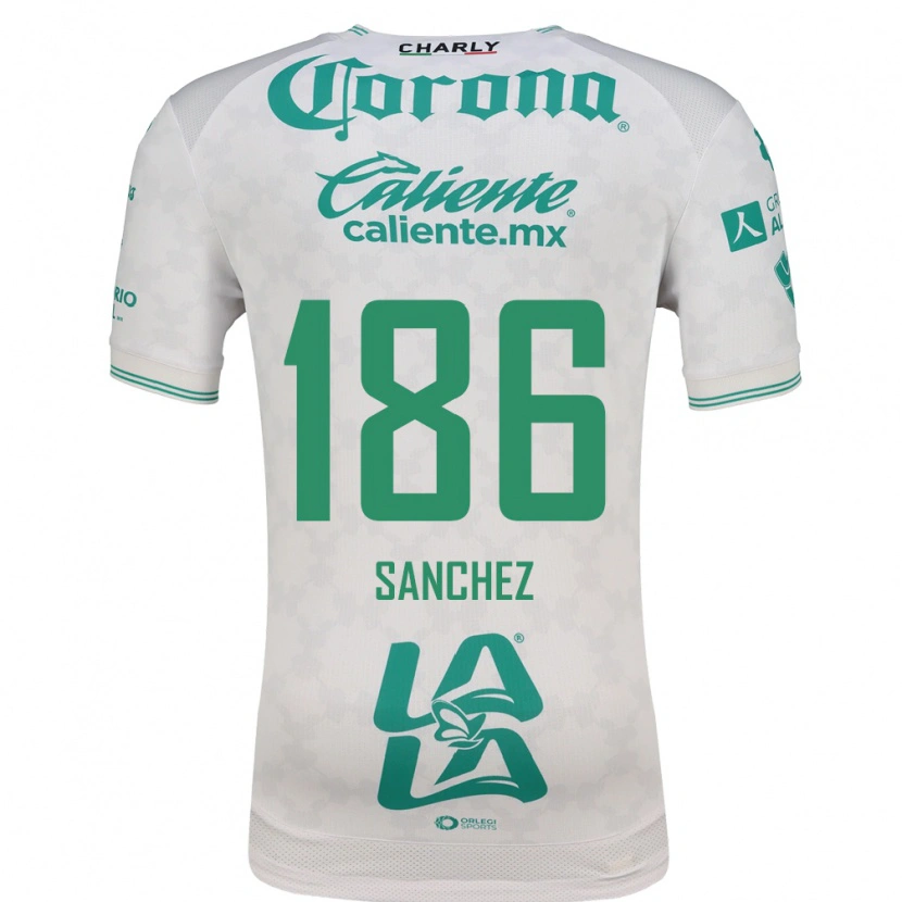 Danxen Kinderen David Sánchez #186 Lichtgroen Wit Uitshirt Uittenue 2026/27 T-Shirt België