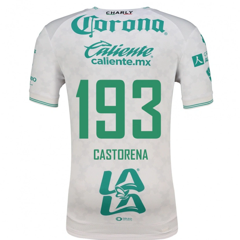 Danxen Kinderen Damián Castorena #193 Lichtgroen Wit Uitshirt Uittenue 2026/27 T-Shirt België