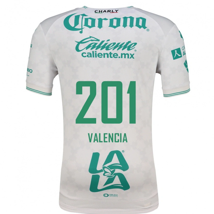 Danxen Kinderen Álex Valencia #201 Lichtgroen Wit Uitshirt Uittenue 2026/27 T-Shirt België