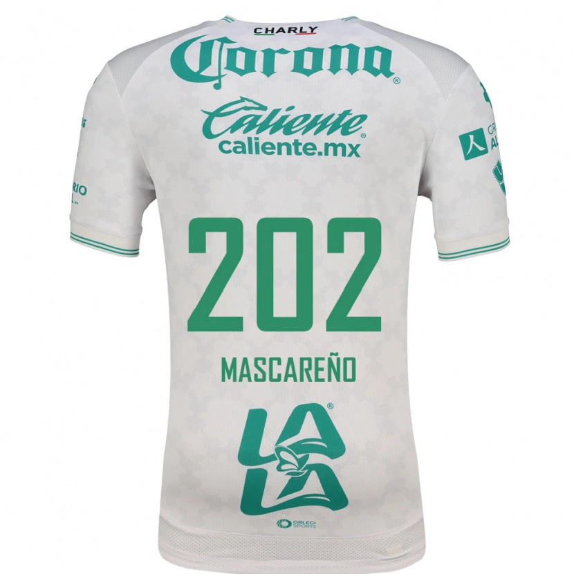 Danxen Kinderen Luis Mascareño #202 Lichtgroen Wit Uitshirt Uittenue 2026/27 T-Shirt België