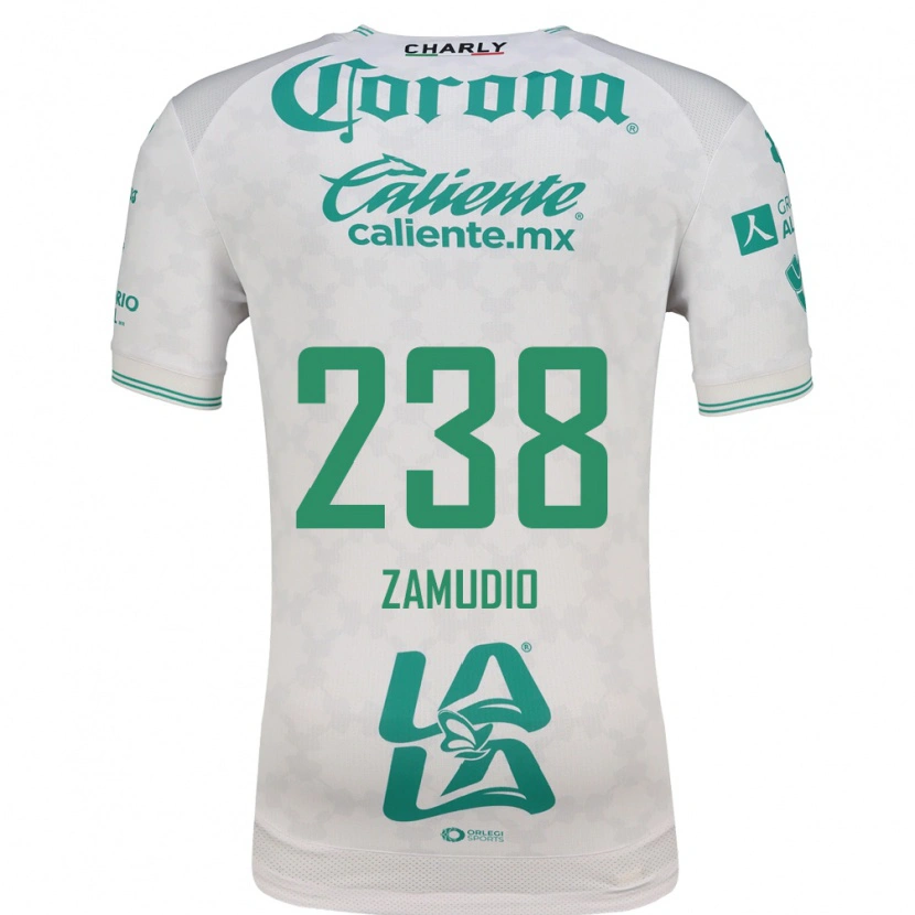 Danxen Kinderen José Zamudio #238 Lichtgroen Wit Uitshirt Uittenue 2026/27 T-Shirt België