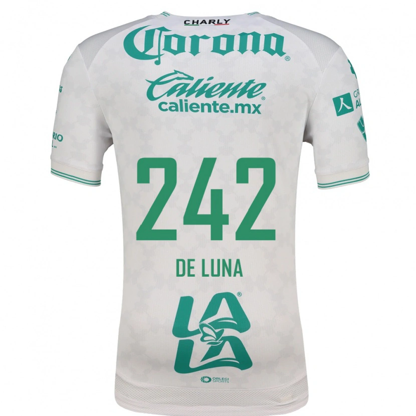 Danxen Kinderen Eduardo De Luna #242 Lichtgroen Wit Uitshirt Uittenue 2026/27 T-Shirt België