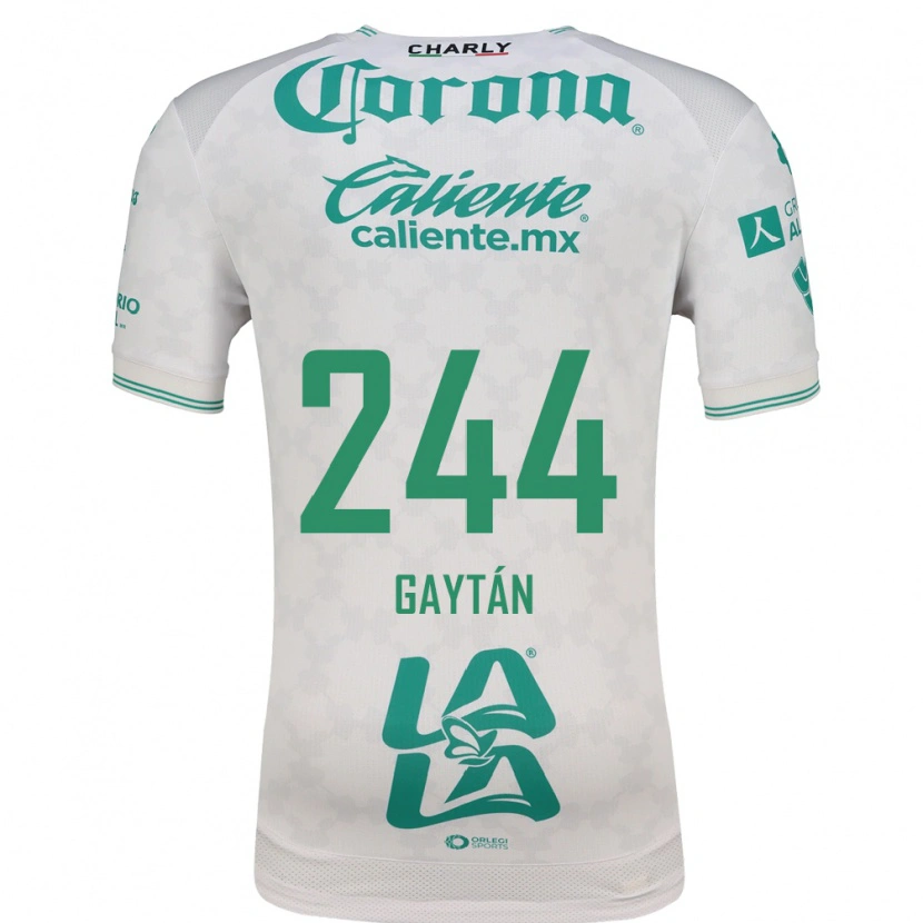 Danxen Kinderen Axel Gaytán #244 Lichtgroen Wit Uitshirt Uittenue 2026/27 T-Shirt België