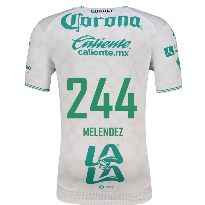 Danxen Kinderen Carlos Meléndez #244 Lichtgroen Wit Uitshirt Uittenue 2026/27 T-Shirt België
