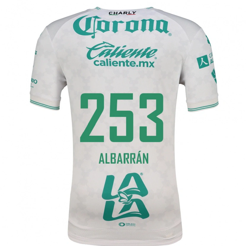 Danxen Kinderen Rodrigo Albarrán #253 Lichtgroen Wit Uitshirt Uittenue 2026/27 T-Shirt België