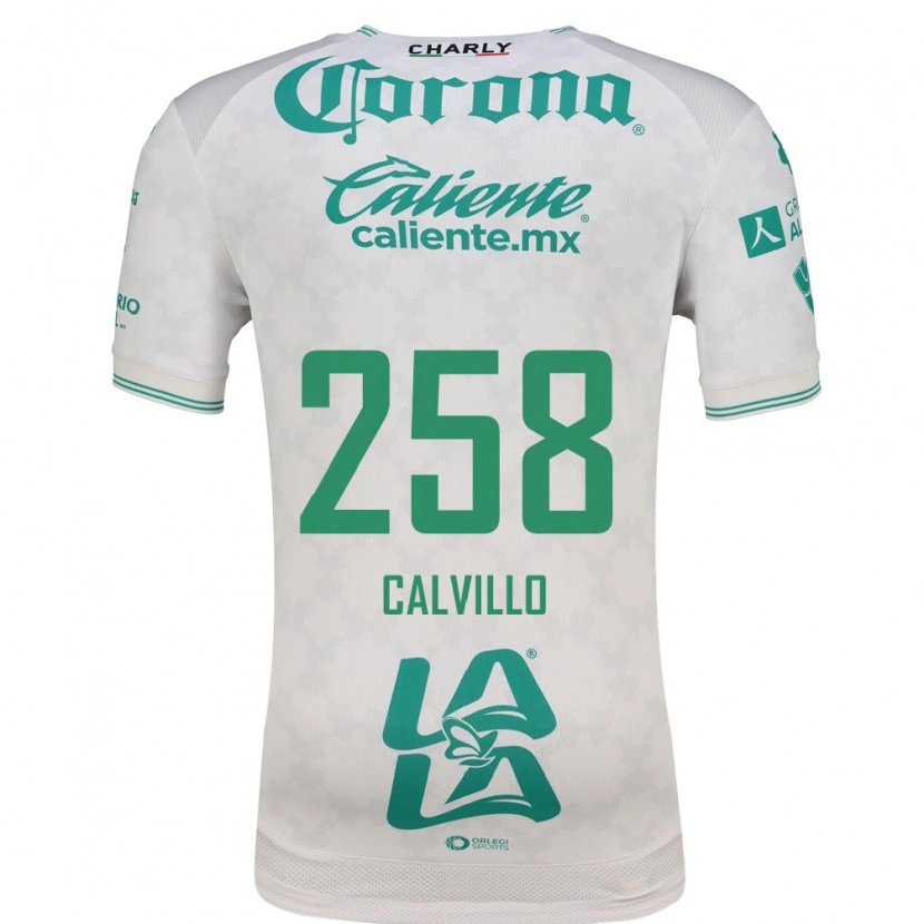 Danxen Kinderen Carlos Calvillo #258 Lichtgroen Wit Uitshirt Uittenue 2026/27 T-Shirt België