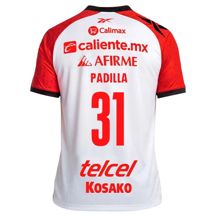 Danxen Kinderen Yael Padilla #31 Wit Zwart Rood Uitshirt Uittenue 2026/27 T-Shirt België