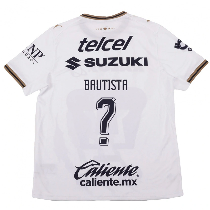 Danxen Kinderen Randy Bautista #0 Wit Zwart Bruin Uitshirt Uittenue 2026/27 T-Shirt België