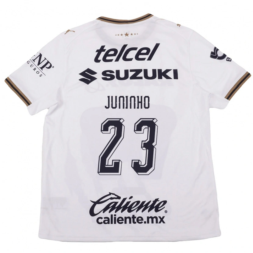 Danxen Kinderen Juninho #23 Wit Zwart Bruin Uitshirt Uittenue 2026/27 T-Shirt België