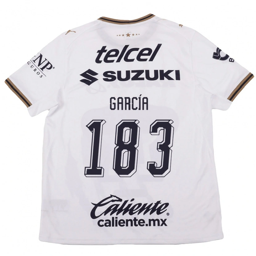 Danxen Kinderen Carlos García #183 Wit Zwart Bruin Uitshirt Uittenue 2026/27 T-Shirt België