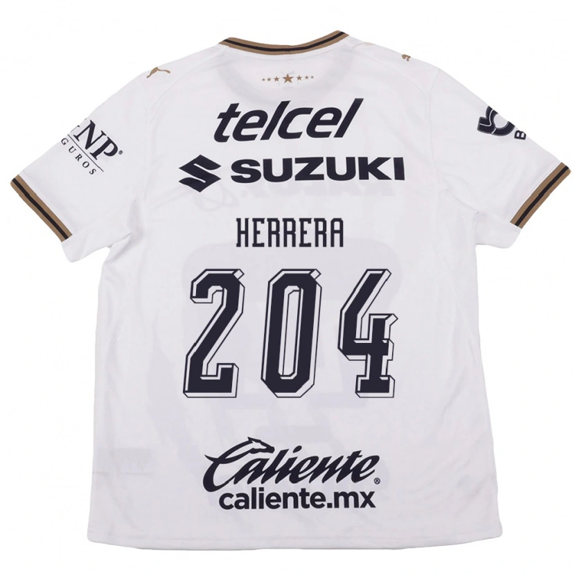 Danxen Kinderen José Herrera #204 Wit Zwart Bruin Uitshirt Uittenue 2026/27 T-Shirt België