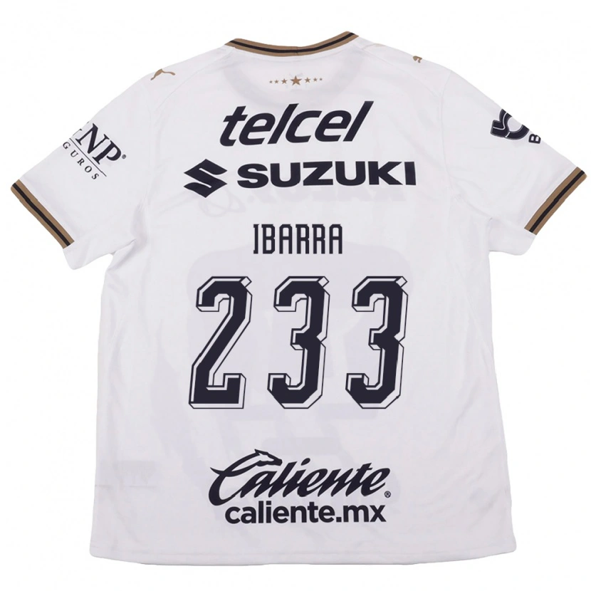 Danxen Kinderen Pablo Ibarra #233 Wit Zwart Bruin Uitshirt Uittenue 2026/27 T-Shirt België