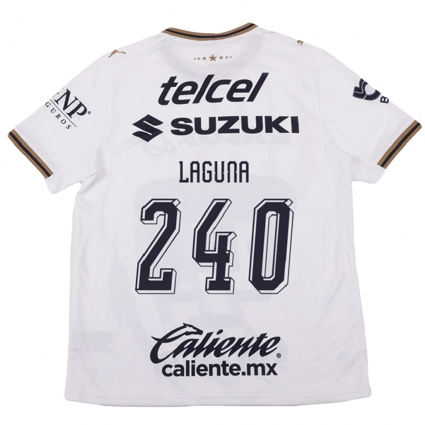 Danxen Kinderen Diego Laguna #240 Wit Zwart Bruin Uitshirt Uittenue 2026/27 T-Shirt België