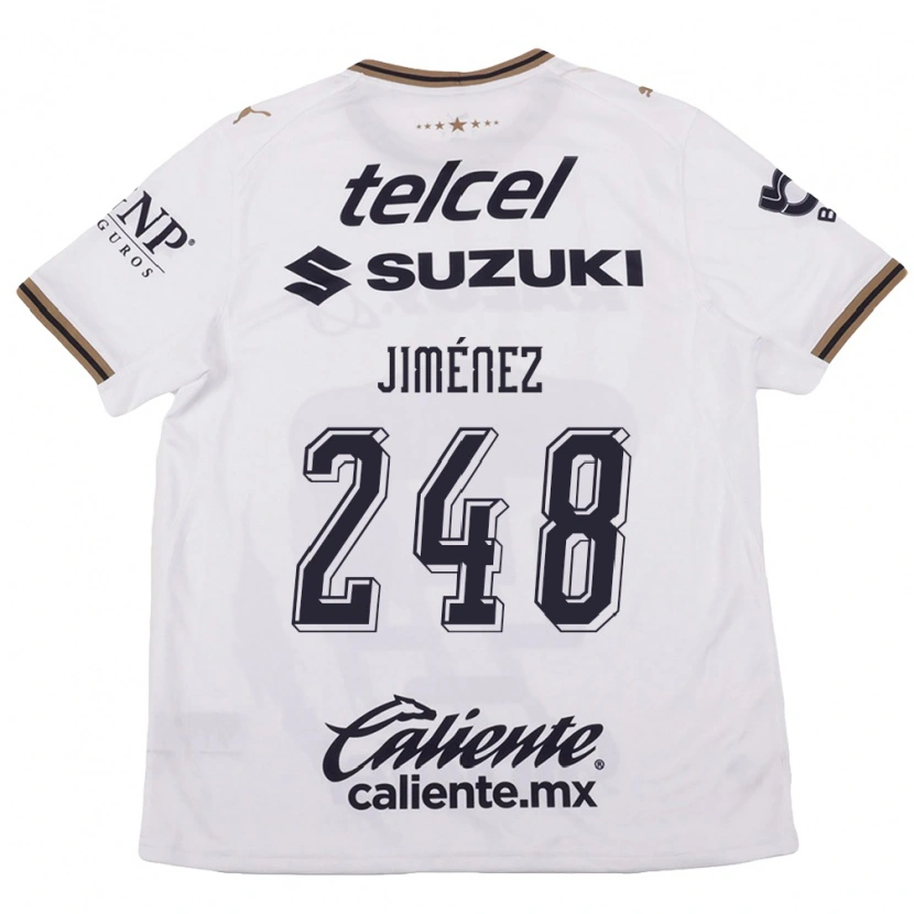 Danxen Kinderen Iker Jiménez #248 Wit Zwart Bruin Uitshirt Uittenue 2026/27 T-Shirt België