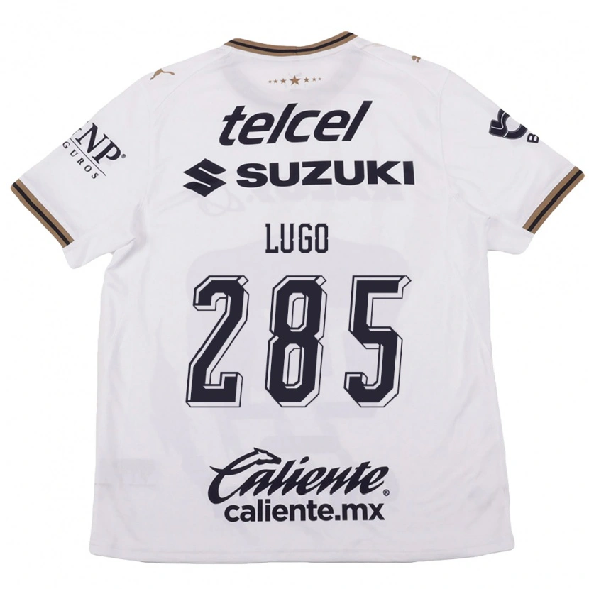 Danxen Kinderen Nicolás Lugo #285 Wit Zwart Bruin Uitshirt Uittenue 2026/27 T-Shirt België