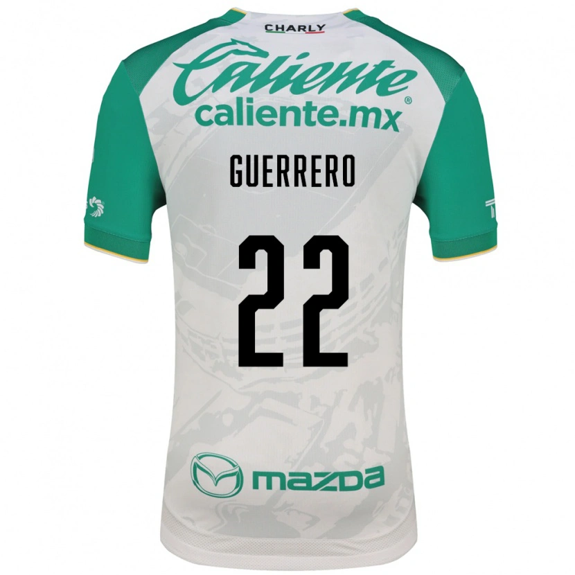 Danxen Kinderen África Guerrero #22 Lichtgroen Wit Uitshirt Uittenue 2026/27 T-Shirt België