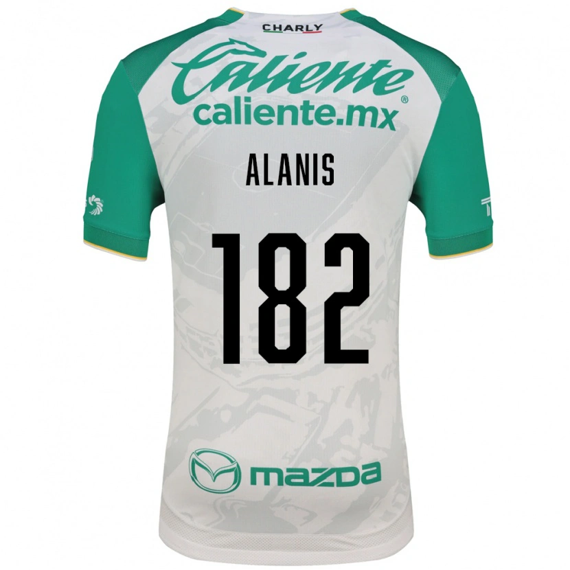 Danxen Kinderen Alejandro Alanís #182 Lichtgroen Wit Uitshirt Uittenue 2026/27 T-Shirt België