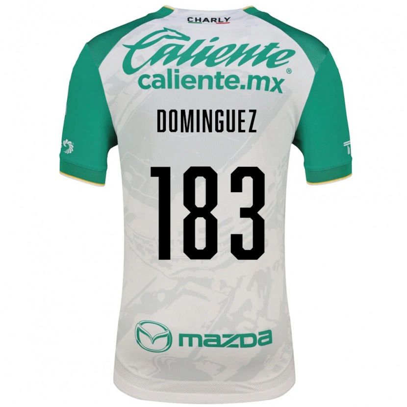 Danxen Kinderen Jesús Domínguez #183 Lichtgroen Wit Uitshirt Uittenue 2026/27 T-Shirt België
