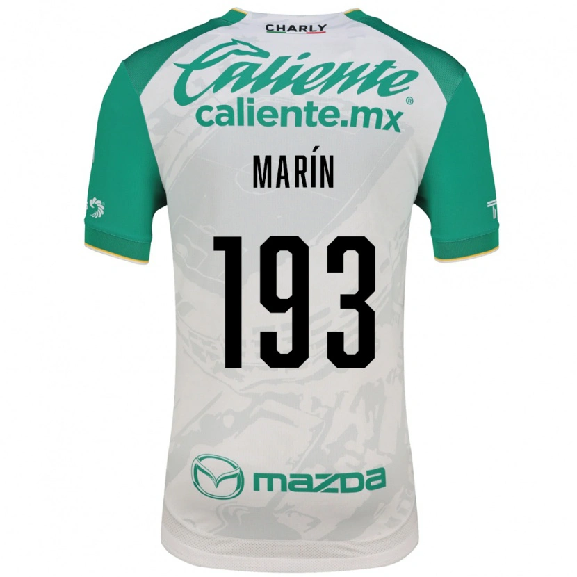 Danxen Kinderen Duilio Marín #193 Lichtgroen Wit Uitshirt Uittenue 2026/27 T-Shirt België