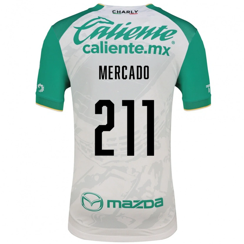 Danxen Kinderen Diego Mercado #211 Lichtgroen Wit Uitshirt Uittenue 2026/27 T-Shirt België
