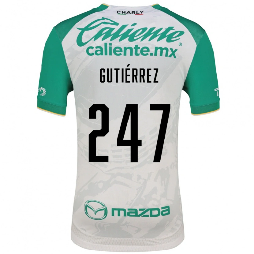 Danxen Kinderen Brandón Gutiérrez #247 Lichtgroen Wit Uitshirt Uittenue 2026/27 T-Shirt België