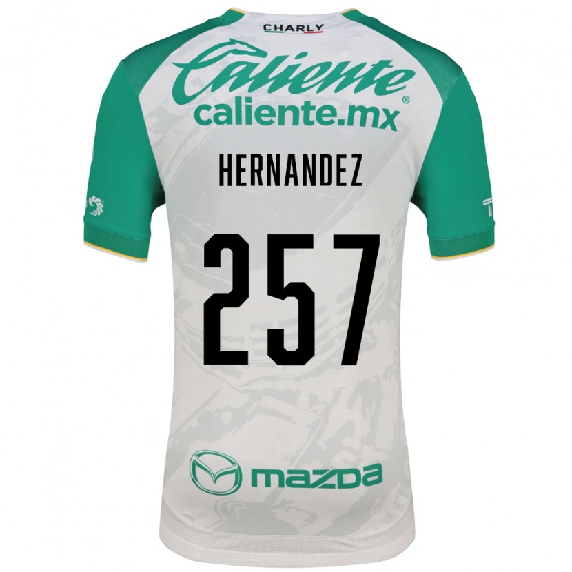 Danxen Kinderen Karín Hernández #257 Lichtgroen Wit Uitshirt Uittenue 2026/27 T-Shirt België