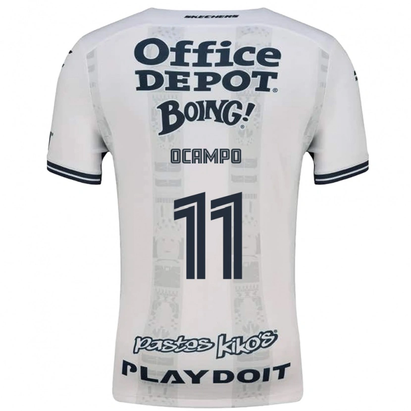 Danxen Kinderen Mónica Ocampo #11 Rood Wit Zwart Uitshirt Uittenue 2026/27 T-Shirt België