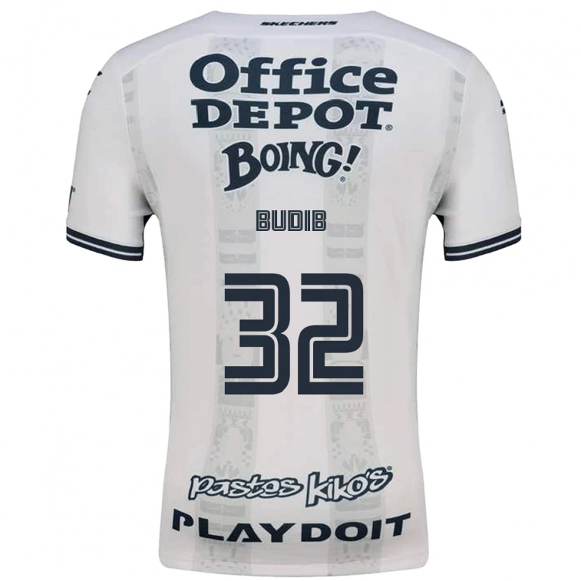 Danxen Kinderen Pedro Budib #32 Rood Wit Zwart Uitshirt Uittenue 2026/27 T-Shirt België