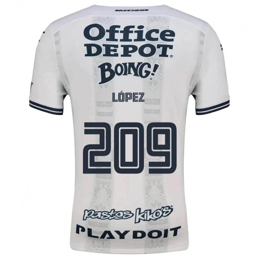 Danxen Kinderen Santiago López #209 Rood Wit Zwart Uitshirt Uittenue 2026/27 T-Shirt België