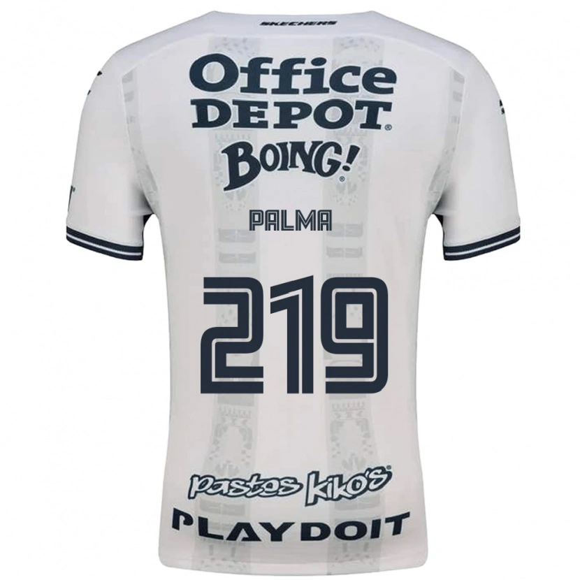 Danxen Kinderen Pablo Palma #219 Rood Wit Zwart Uitshirt Uittenue 2026/27 T-Shirt België