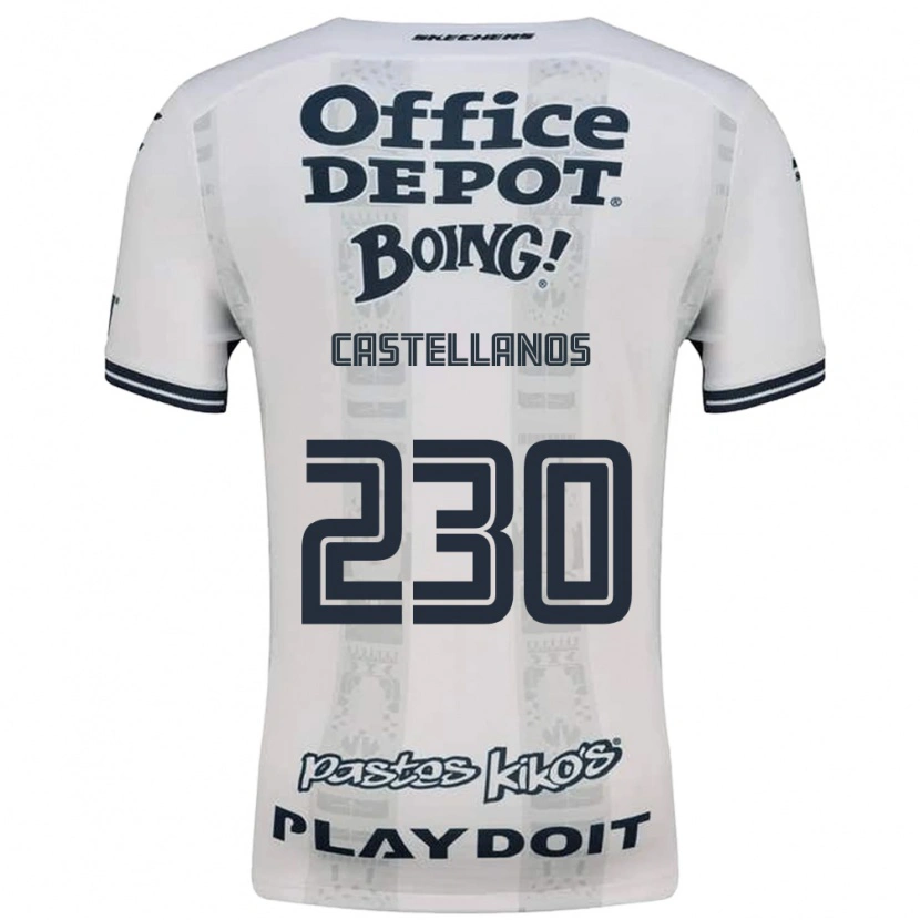 Danxen Kinderen Edson Castellanos #230 Rood Wit Zwart Uitshirt Uittenue 2026/27 T-Shirt België