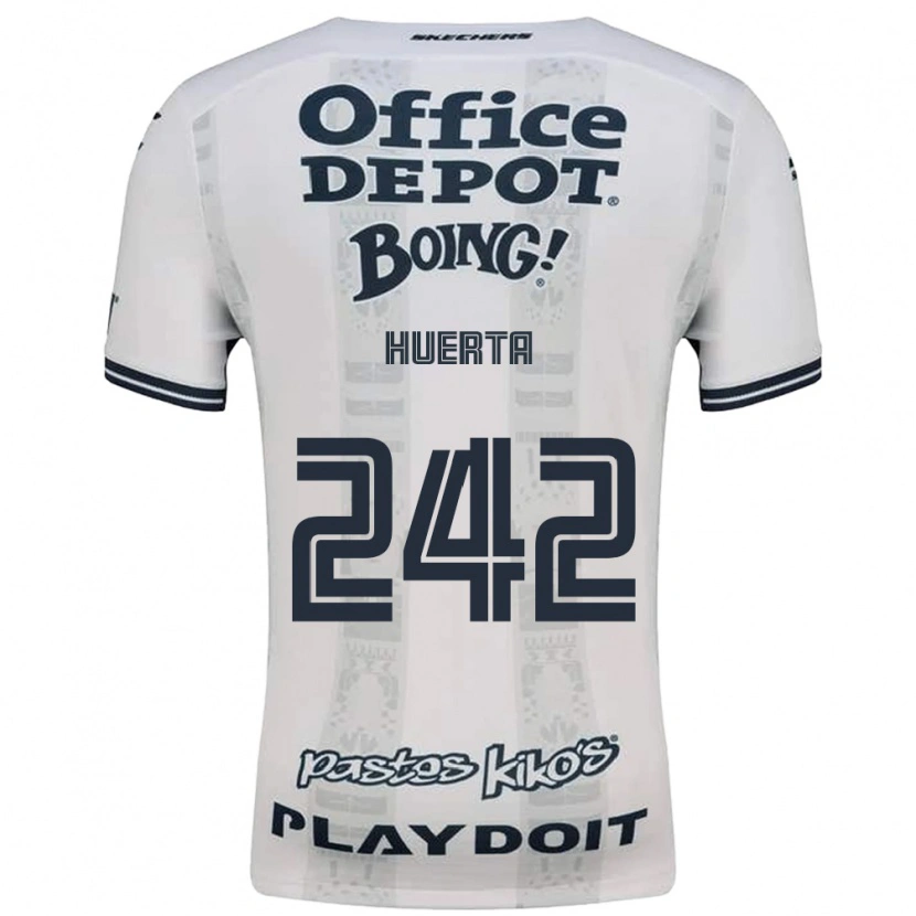 Danxen Kinderen Héctor Huerta #242 Rood Wit Zwart Uitshirt Uittenue 2026/27 T-Shirt België